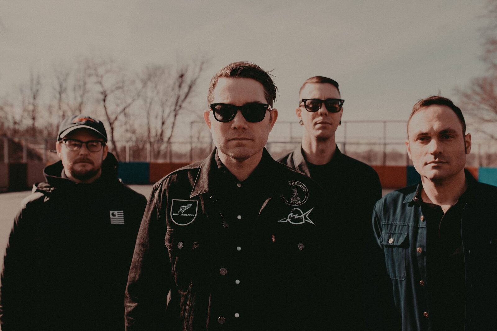 Hawthorne Heights, (left to right), Matt Ridenour, JT Woodruff, Chris Popadak and Mark McMillon, releases its sixth studio album, Bad Frequencies (Pure Noise Records) on Friday, April 27. CONTRIBUTED