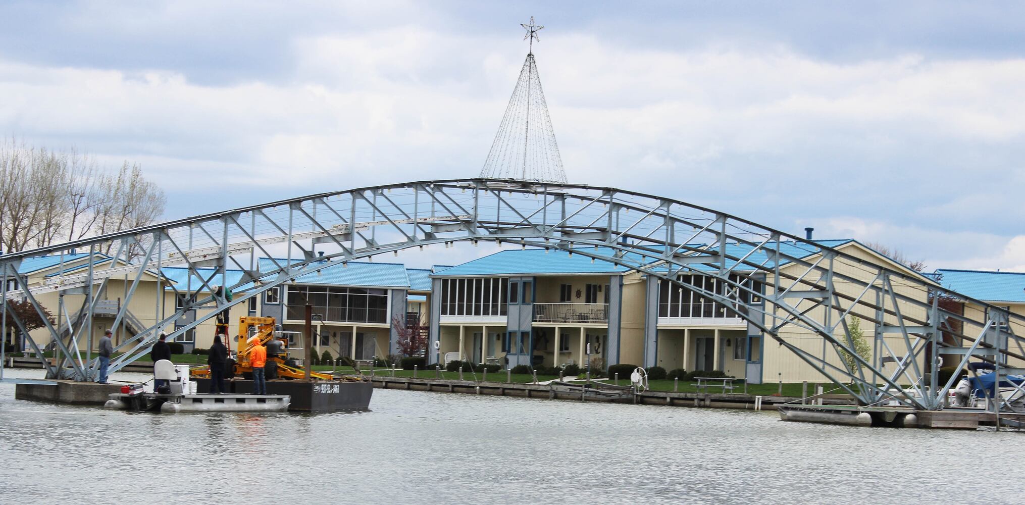 Restoration of Indian Lake's Sandy Beach bridge