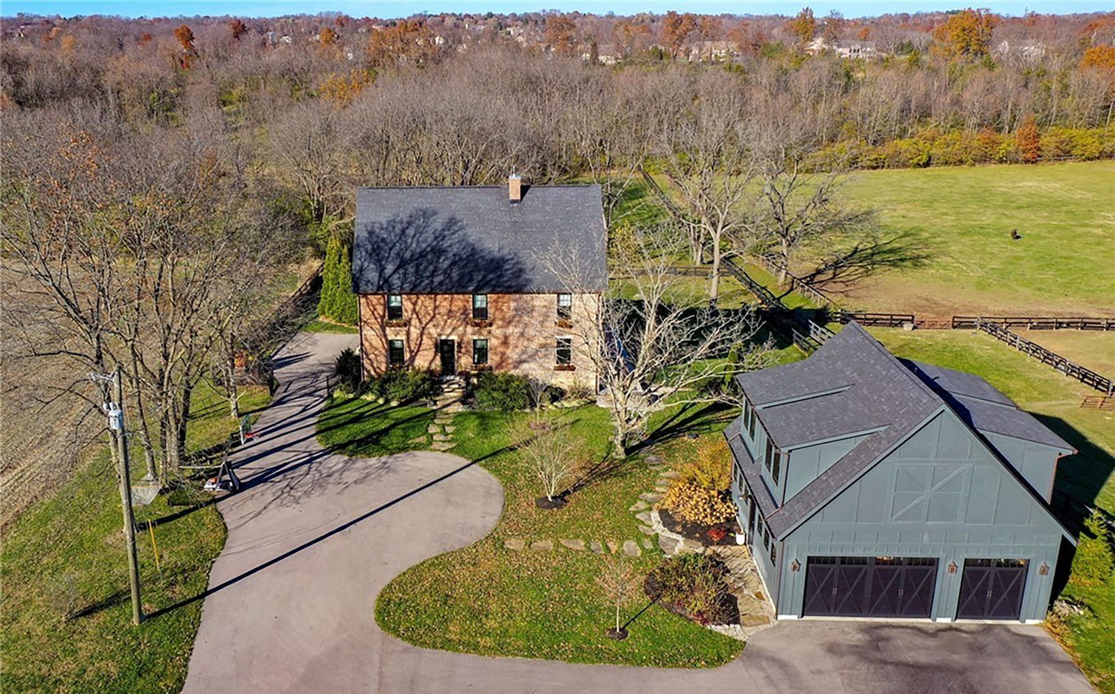 The home features a three car detached garage with a lift and an unfinished loft that could be a private apartment. CONTRIBUTED