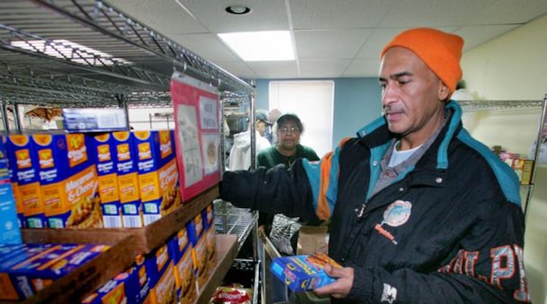 Catholic Social Services of the Miami Valley's food pantry helps many local residents.