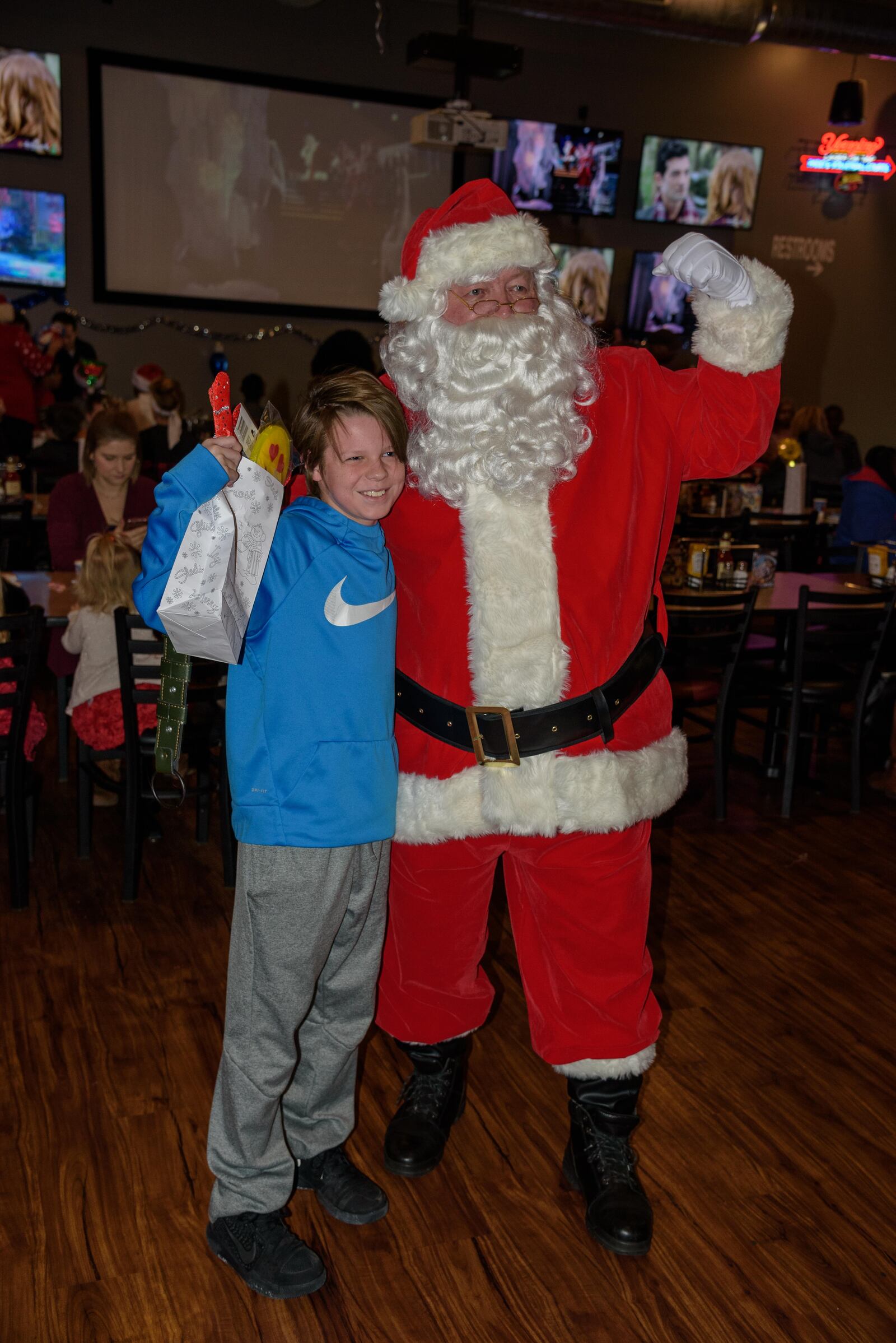 Scene75 Entertainment Center in Dayton hosts its annual Breakfast with Santa from 9 to 11 a.m. Saturday, Dec. 17. TOM GILLIAM / CONTRIBUTING PHOTOGRAPHER