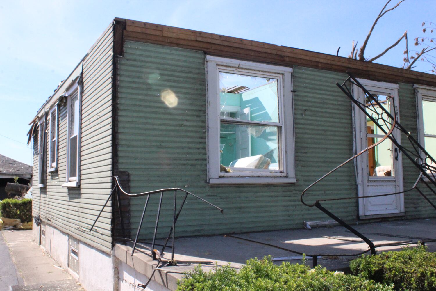 PHOTOS: Troy Street in Dayton two weeks after the Memorial Day tornadoes