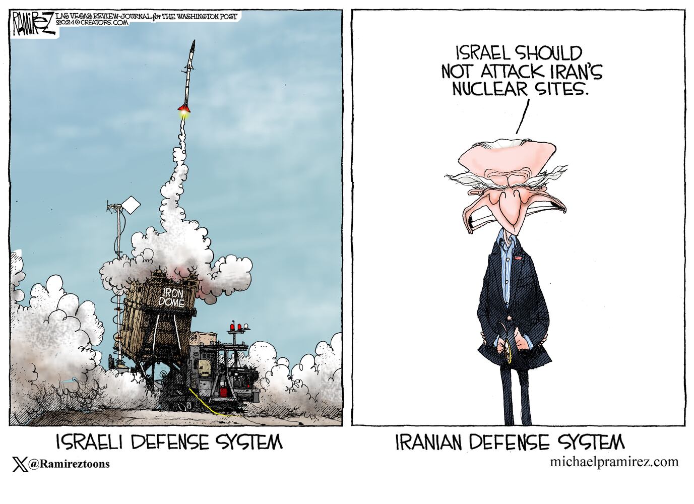 CARTOONS: Michael Ramirez, October 13, 2024