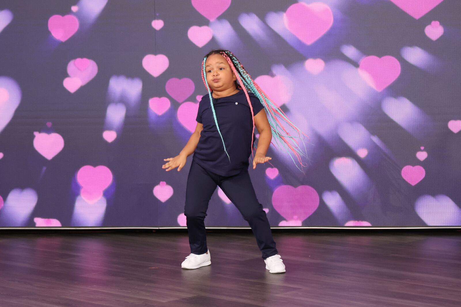 Indy Bugg, a 10-year-old dancer from Dayton, will appear on “The Jennifer Hudson Show” airing today at 3 p.m. (Photo Credit: Chris Millard/Warner Bros.).