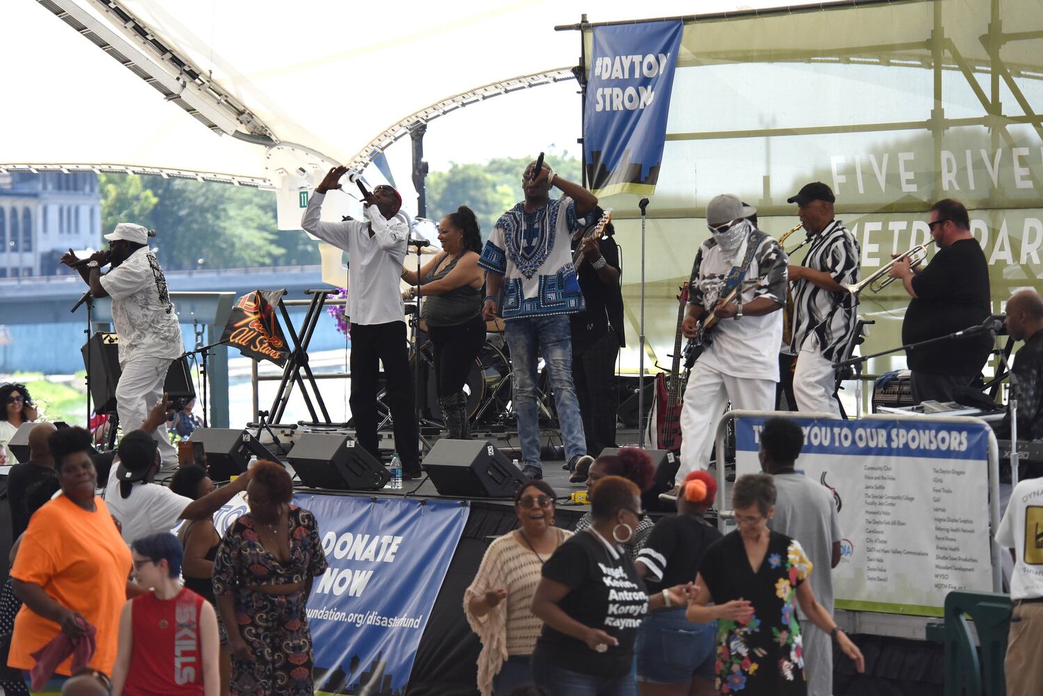 Photos:  Dayton Strong at RiverScape