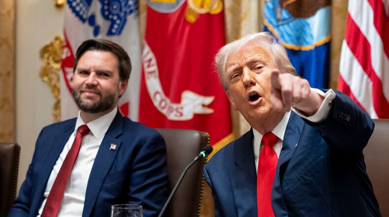 President Donald Trump speaks during a meeting with President Javier Milei of Argentina at the White House in Washington, on Tuesday, Oct. 14, 2025. Milei’s visit comes after the Trump administration agreed to provide Argentina a $20 billion lifeline. (Doug Mills/The New York Times)