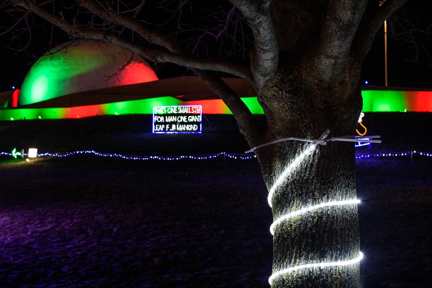 PHOTOS: Armstrong Air & Space Museum Holiday Lights 2024