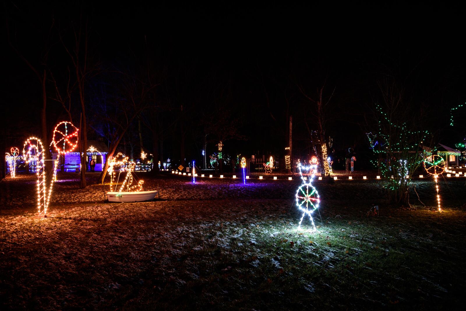 The Woodland Lights, located in Countryside Park, 895 Miamisburg-Centerville Road, in Washington Twp. is one of the longest-running and most popular annual lights festivals in the Miami Valley area. The Christmas light display is open from 6 p.m. to 9 p.m. from Nov. 23 to Dec. 23. TOM GILLIAM / CONTRIBUTING PHOTOGRAPHER
