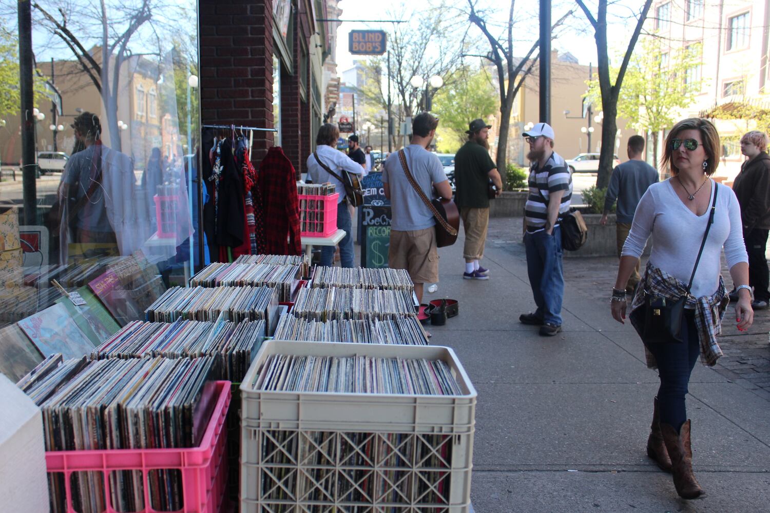 Photo: Record Store Day hits Omeg Music, Recreate and Feathers in the Oregon District