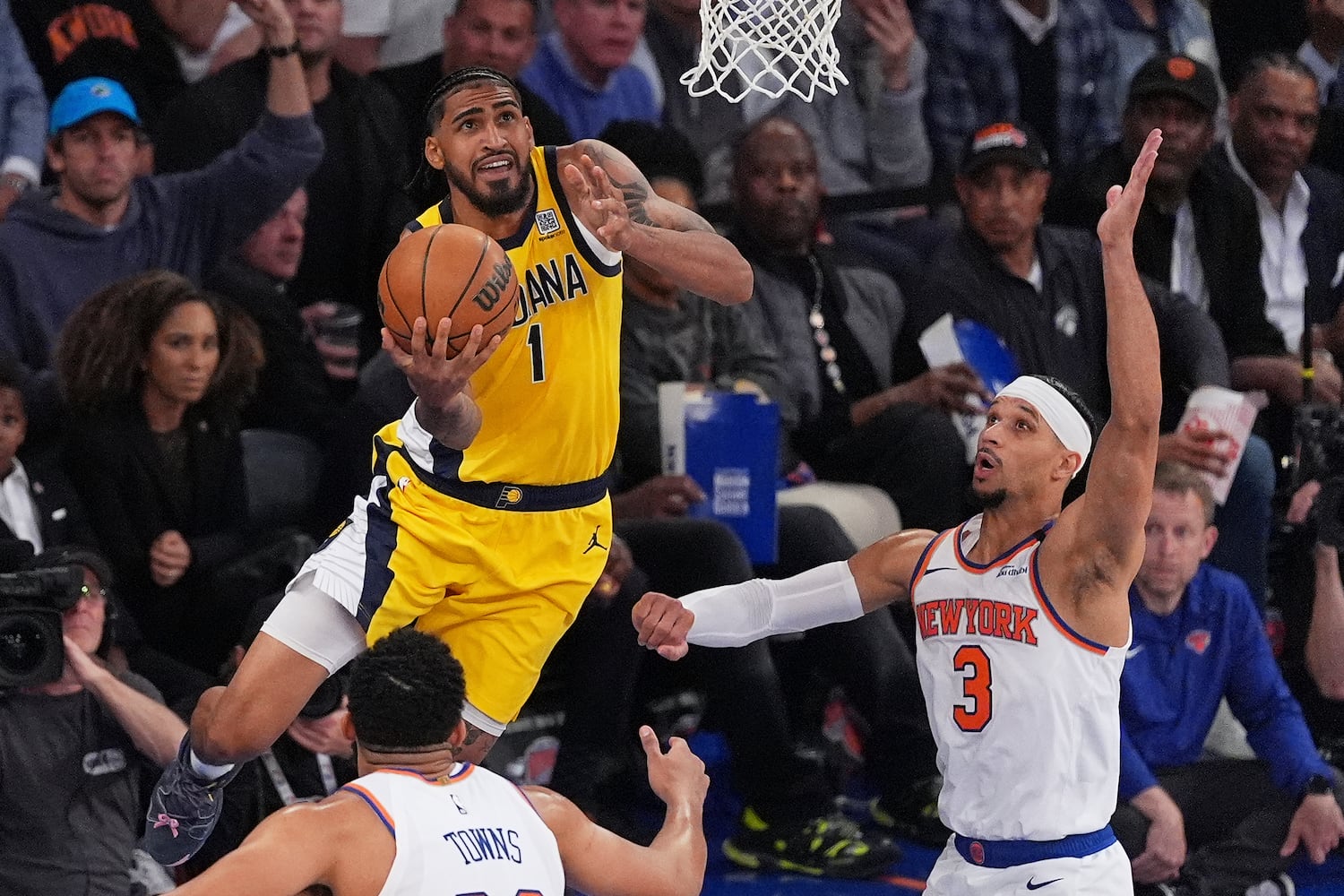 Pacers Knicks Basketball