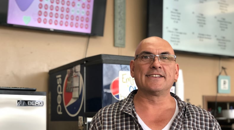 Christos Tsmasiros, owner of Abner’s Restaurant, has bought the building next door that was a Cassano’s Pizza. He plans to open East Side Pizza Subs & Salads, which will sell and deliver some of Abner’s food items. CORNELIUS FROLIK / STAFF