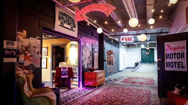 The Vagabond Studio and Gallery is located at 130 Front Street in Dayton. JIM NOELKER/STAFF