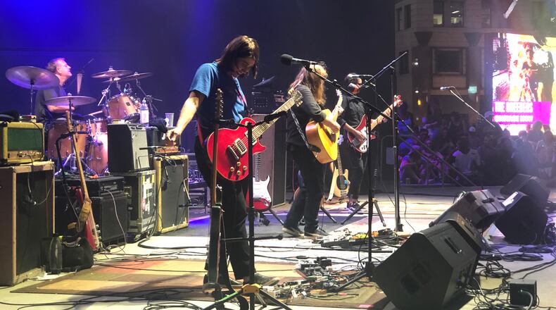 The Breeders play at the Levitt Pavilion Dayton in downtown in September 2019. The Levitt Pavilion cancelled its 2020 season because of COVID-19. CORNELIUS FROLIK / STAFF