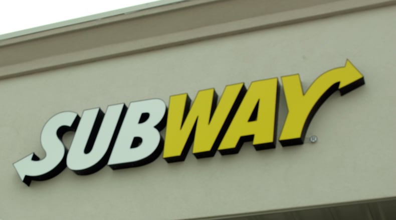 A Subway sandwich shop was targeted by a robber Sunday night, Oct. 30, 2016, off Bigger Road in Kettering. (File photo)