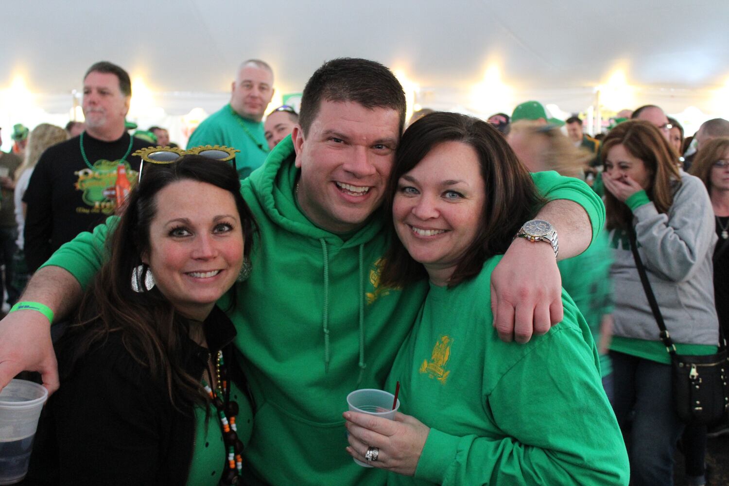 St. Patrick's Day lunchtime festivities at Flanagan's Pub