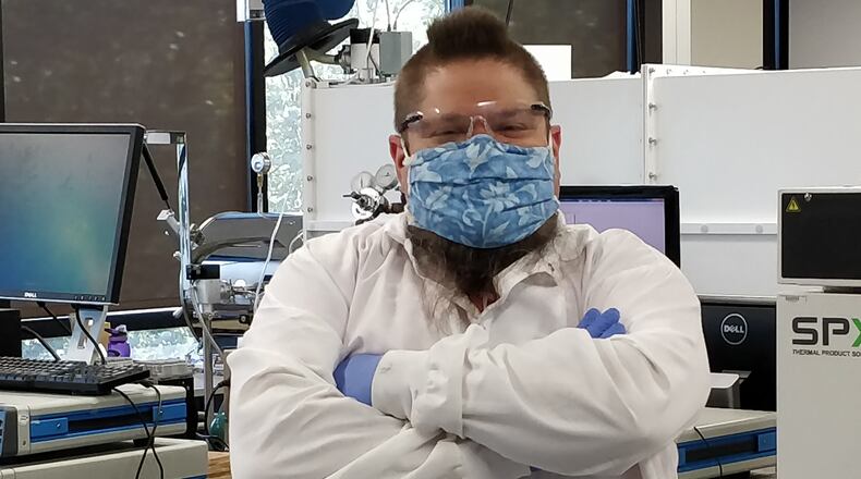 University of Dayton Research Institute researcher Luis Estevez. Contributed