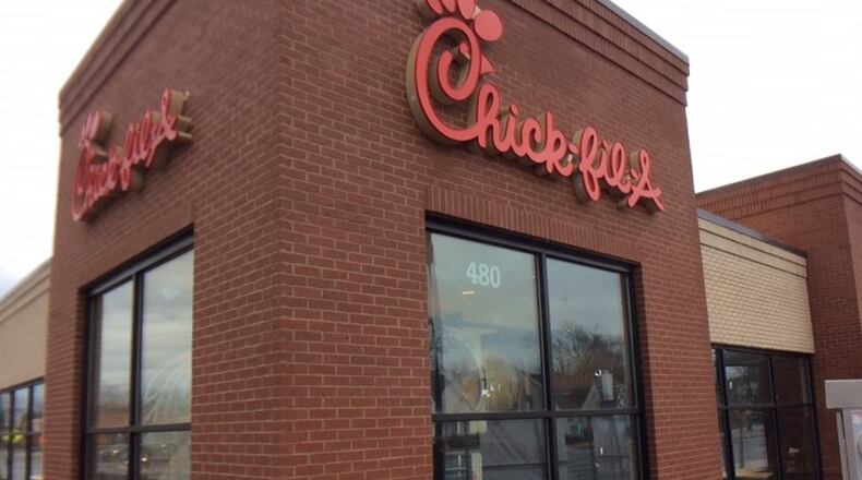This Chick-fil-A in the Town & Country Shopping Center in Kettering is scheduled to open Jan. 19, as is another new Chick-fil-A restaurant in Troy. MARK FISHER/STAFF