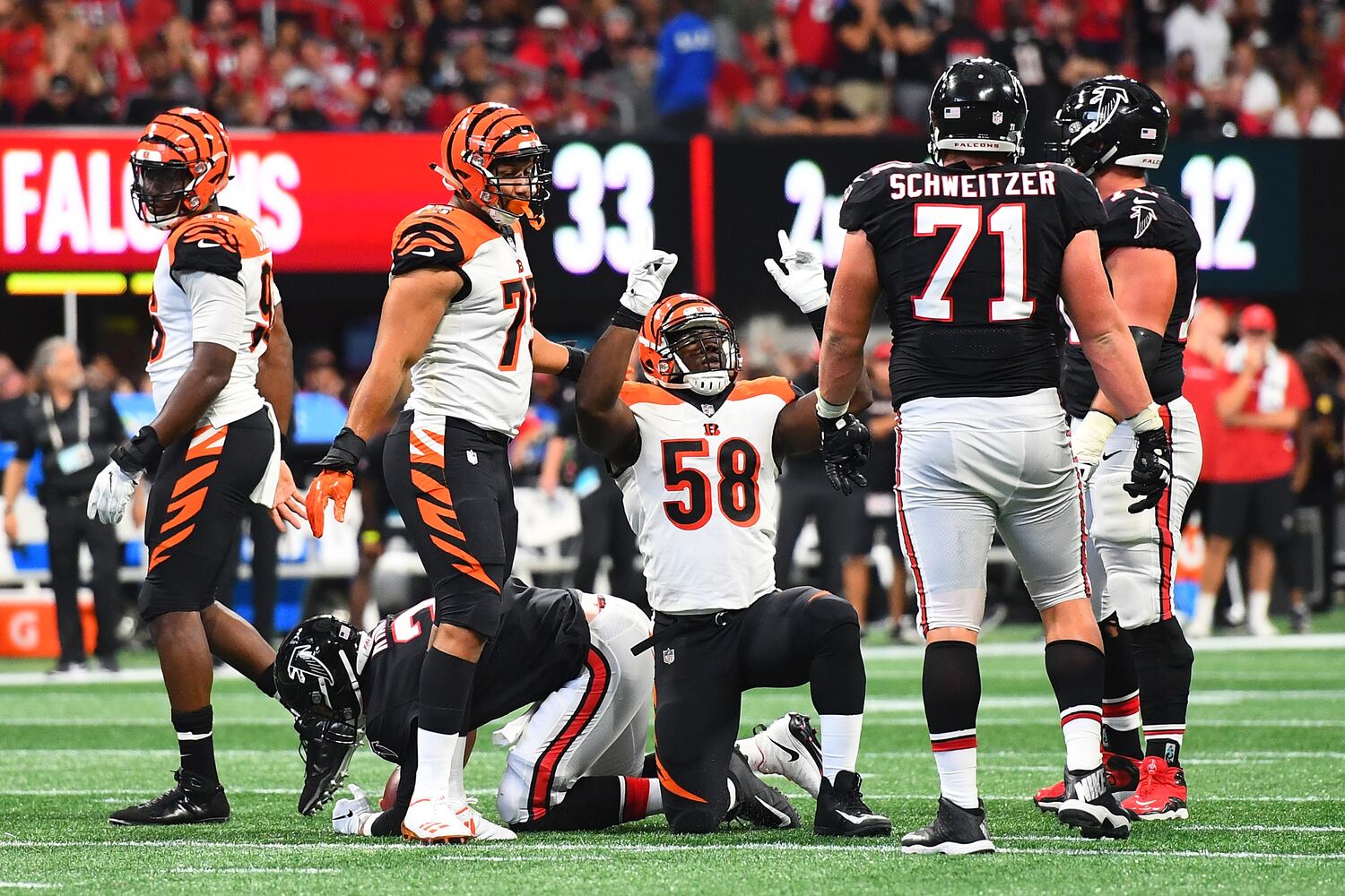 PHOTOS: Cincinnati Bengals rally stunning win over Atlanta Falcons