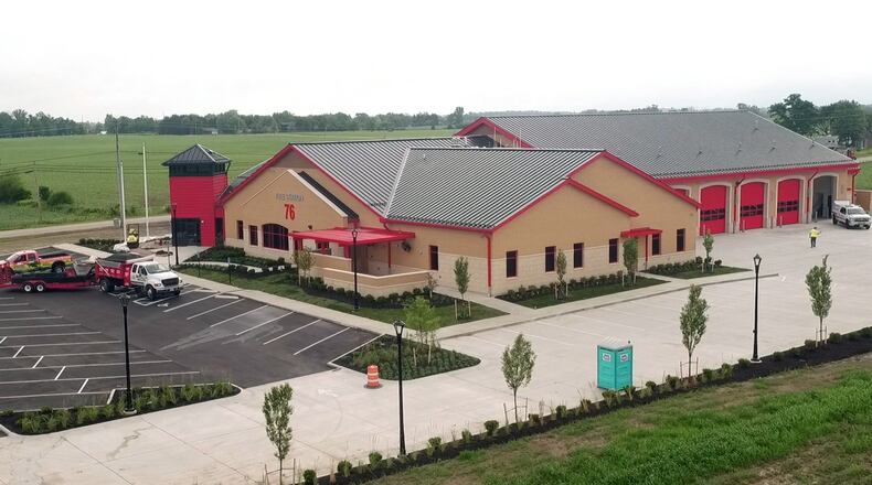 The City of Brookville’s Fire Department is moving into its new 12,000-square-foot Fire Station 76 on E. Upper Lewisburg Salem Road. TY GREENLEES / STAFF