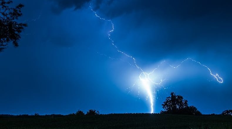 Thunderstorm. STAFF PHOTO/Nick Graham