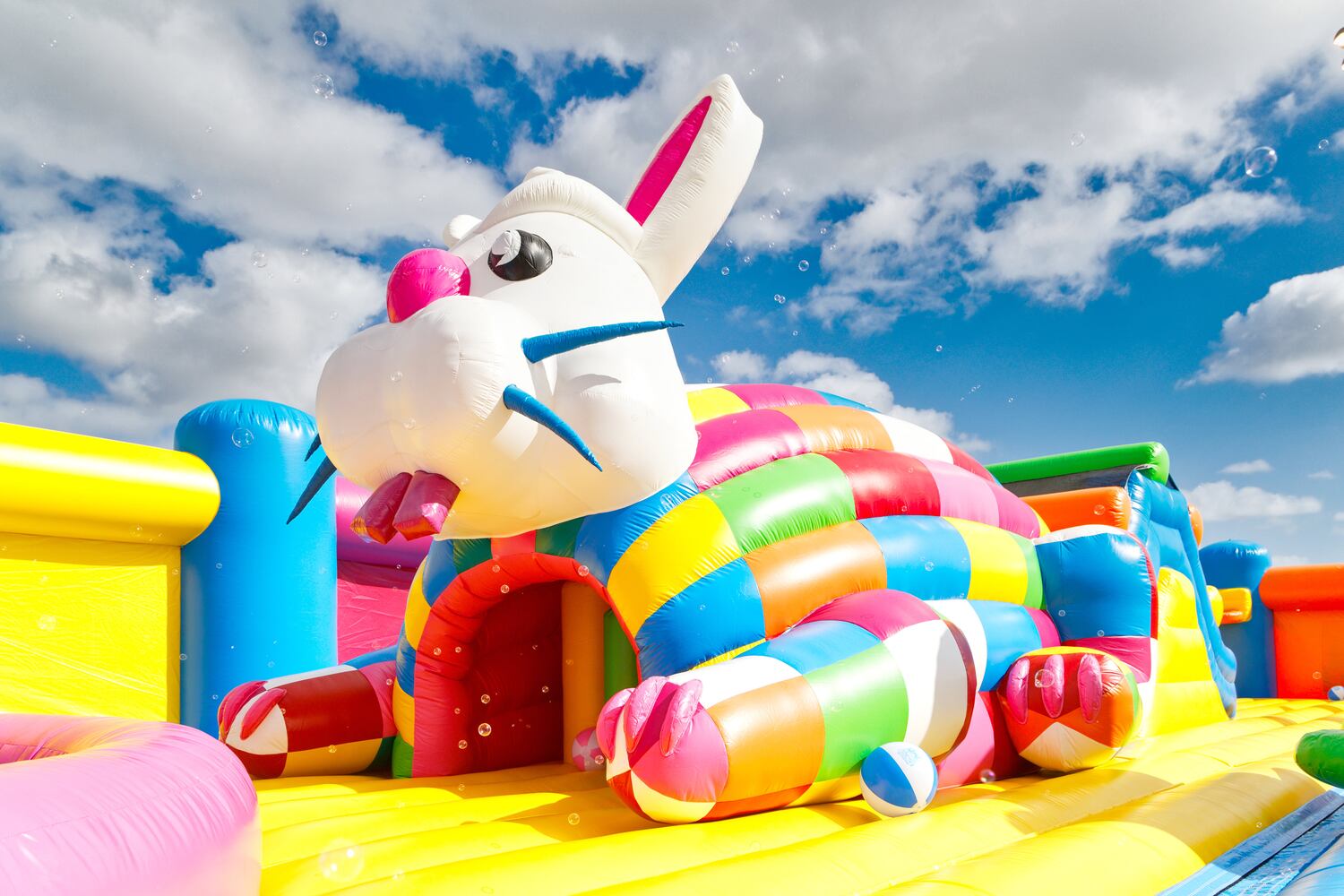PHOTOS: The World’s Largest Bounce House is inflated fun