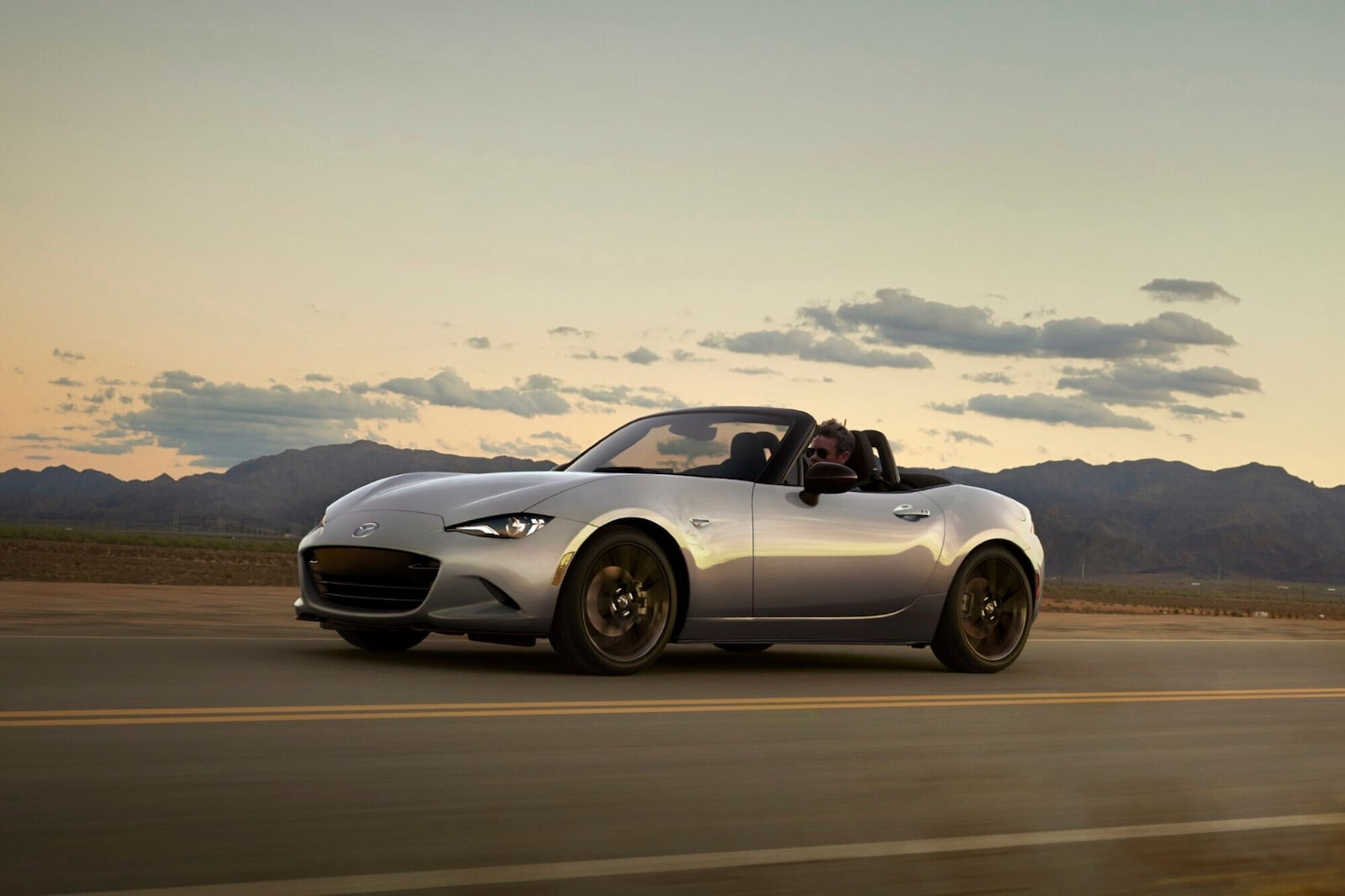 This photo provided by Mazda shows the 2025 MX-5 Miata. The Mazda MX-5 Miata is a roadster that not only offers a fun driving experience without sacrificing fuel efficiency but is also affordable. (Courtesy of Mazda North American Operations via AP)