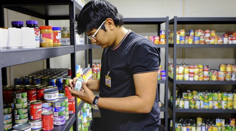 Raider Food Pantry.  Photo courtesy Wright State University