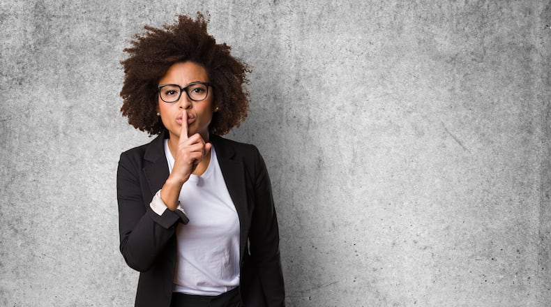 Amelia Robinson thinks there should be a National Shut Up Day. Image: Shutterstock