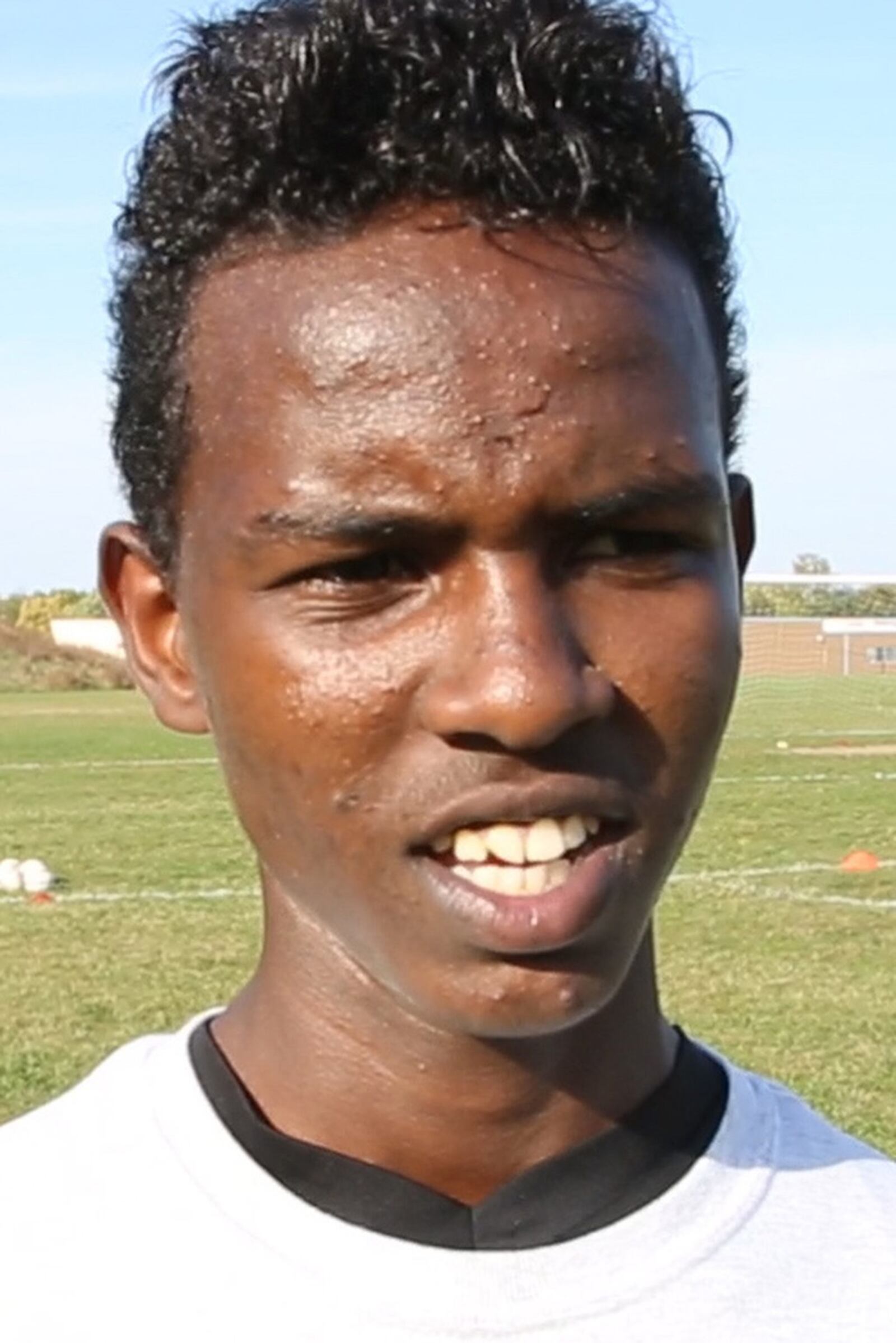 Ahmed Seid, from Eritrea, is a member of the Belmont High School Boys Soccer Team. TY GREENLEES / STAFF