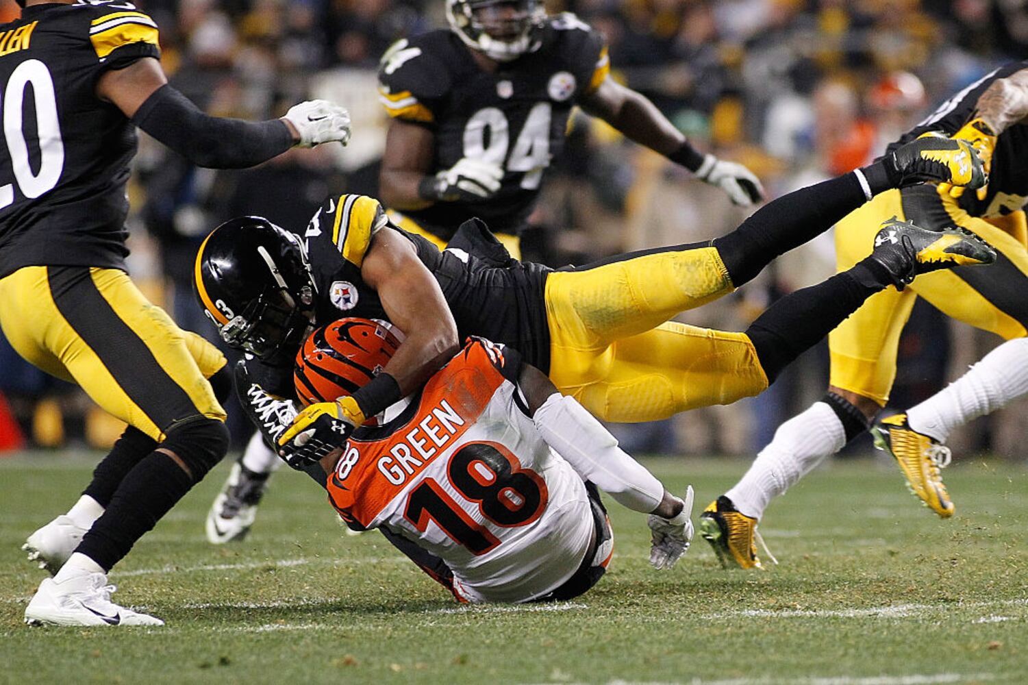 A.J. Green on Steelers’ Mitchell: He’s not a dirty player