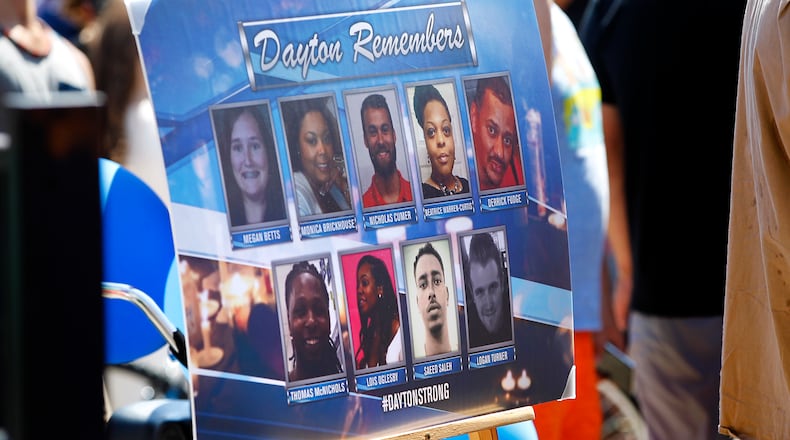 A number of weekend events are aimed at assisting victims and survivors of the Oregon District shooting.  LISA POWELL / STAFF