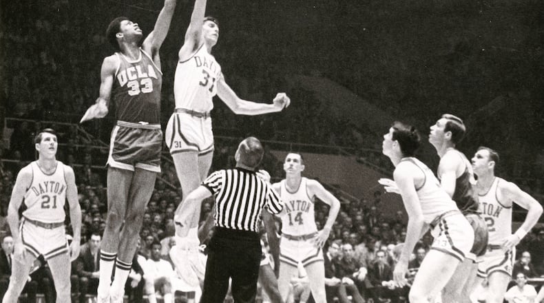 UD MBB Player Dan Obrovac; 1967 NCAA men’s basketball title game; UD vs. UCLA
