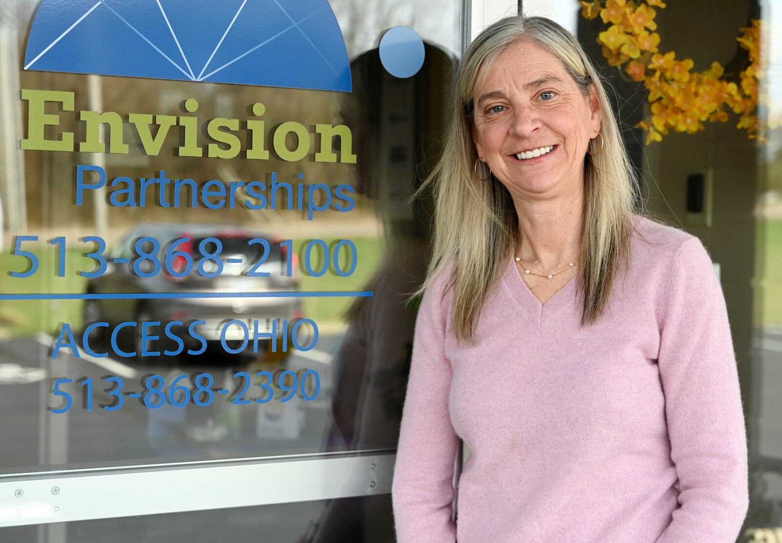 Lori Higgins is the CEO of Envision Partnerships, a Butler County organization that supports lifelong learning in the prevention of substance abuse, violence, gambling and other high-risk behaviors. Through education, advocacy, and action, Envision Partnerships empowers people, families, and communities to live healthy, safe and drug-free lives. MICHAEL D. PITMAN/STAFF