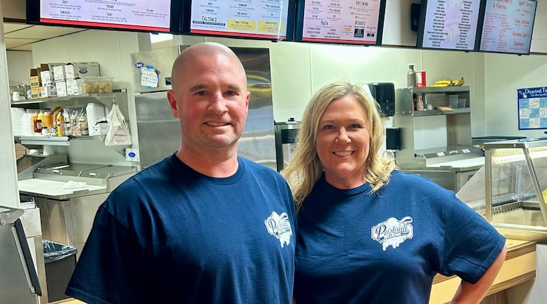 After purchasing Pappa’s Pizza Palace in July 2024, Mike and Abby Kinder (pictured) with the help of their nephew, Parker Lenski, are now operating Parkside Pizza & Ice Cream in Germantown (CONTRIBUTED PHOTO).