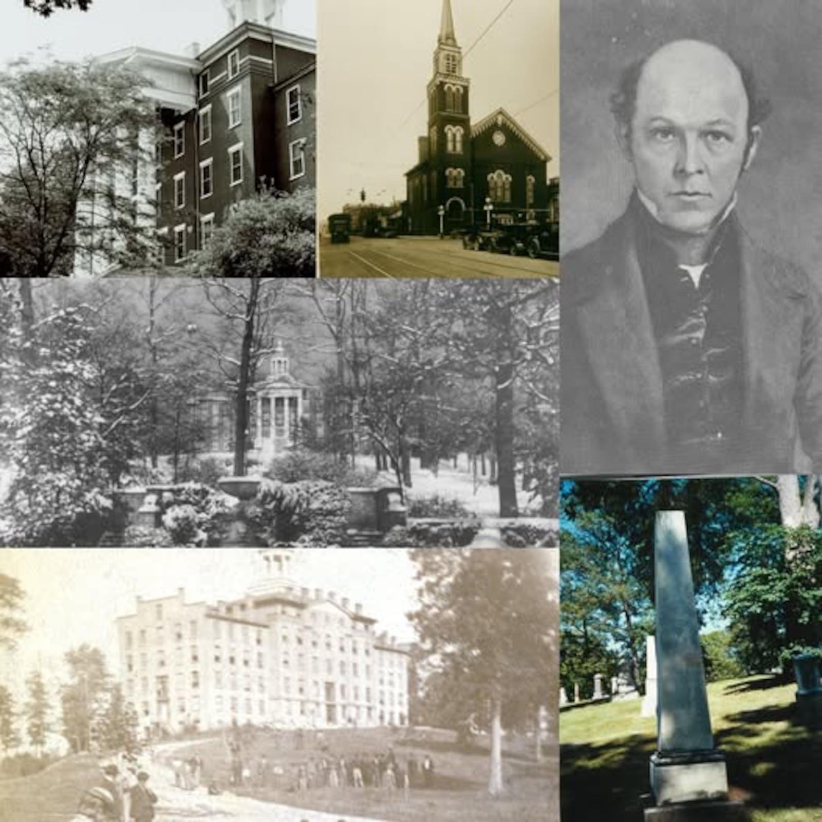 Reverend Ezra Keller was born in 1812 in Middleton, Maryland. He grew up in a very religious household and was sent to a pious German school at the age of 12. In 1830, he went to live with Reverend Peck and his family to further his studies in theology before going to Gettysburg, Pennsylvania to study under Samuel Schmucker. After graduating from Pennsylvania College in 1835, he went did missionary work, marrying Caroline Routzahn in April 1837. Keller’s work brought him to Clark County where in 1845 he opened a grammar school in the First English Evangelical Lutheran Church that would become the foundation of Wittenberg. Ezra Keller remained the President of Wittenberg until he contracted typhoid fever and died on Dec. 29, 1848. PHOTO COURTESY OF THE CLARK COUNTY HISTORICAL