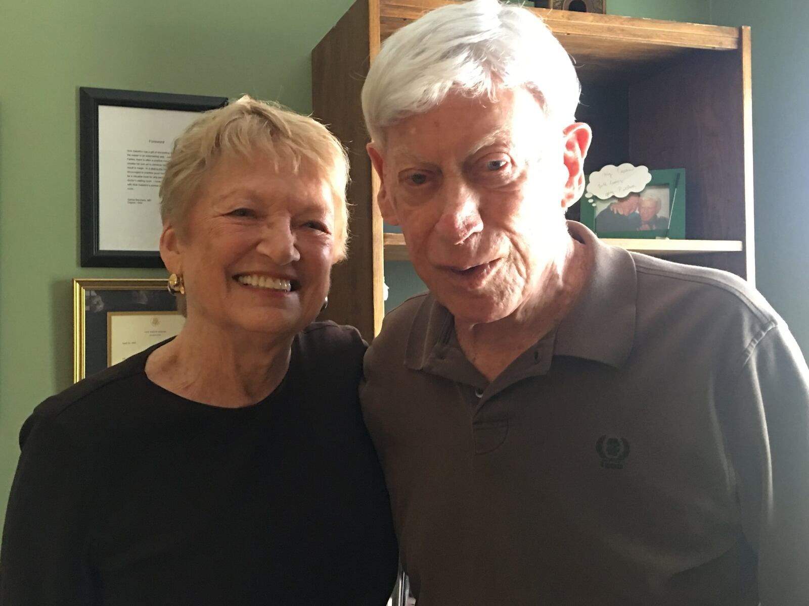 Nick,98, and Jodie Sabatino, 83, are working to start a new consulting firm comprised of retired professionals who will offer their expertise to budding professionals and innovators. KARA DRISCOLL/STAFF