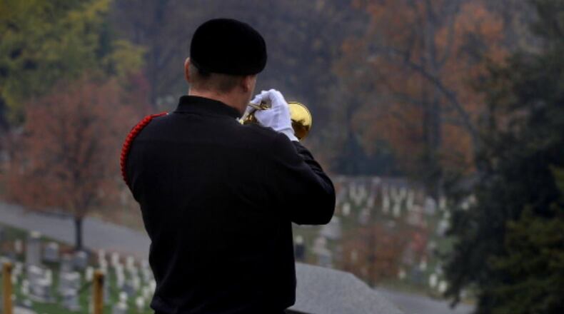 Taps is played nightly by a former Vietnam veteran at his California home to honor COVID-19 victims who have died.