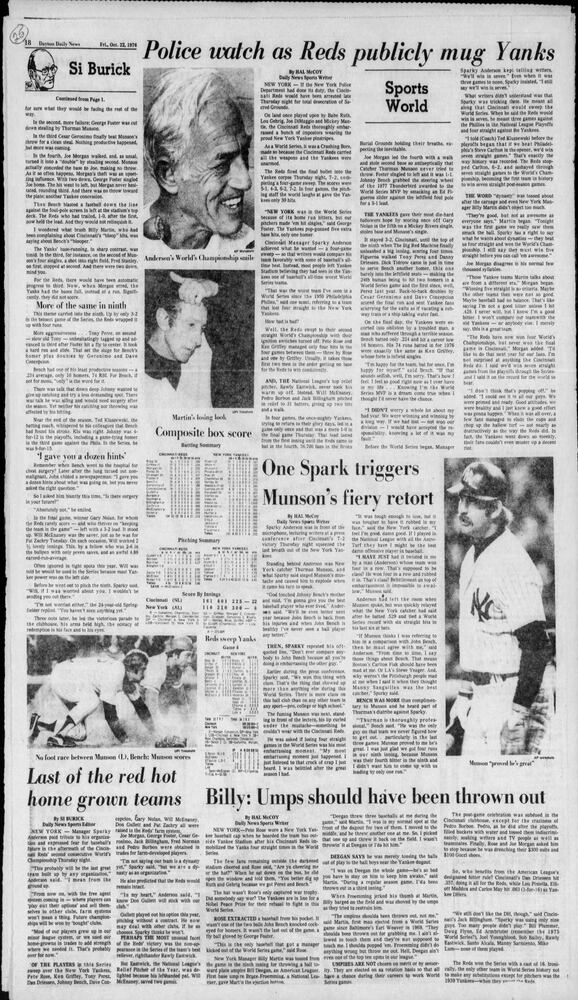 Great moments in Cincinnati Reds history