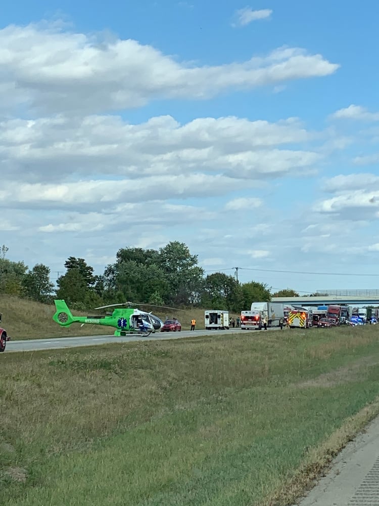 PHOTOS: Multiple killed in 4-vehicle accident on I-70 West in Preble County