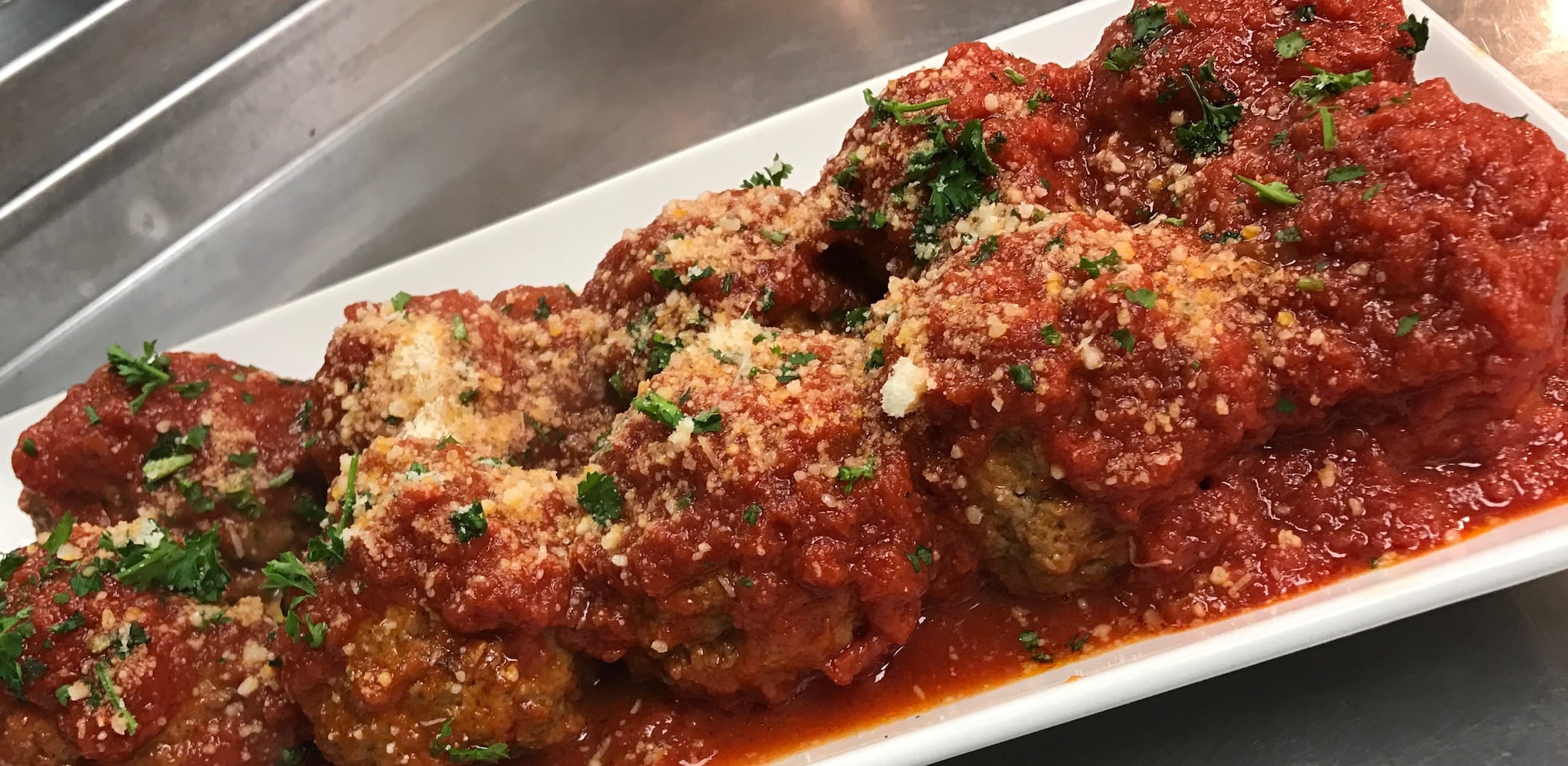 Mamma DiSalvo’s meatballs