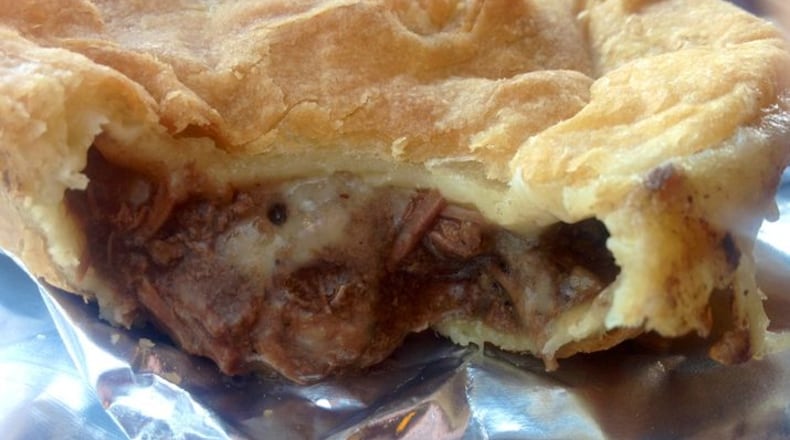 Meat pie from Cheeky Meat Pies. FILE