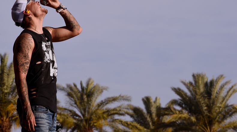 INDIO, CA - April 29: Kane Brown performs onstage during 2018 Stagecoach California's Country Music Festival at the Empire Polo Field on April 29, 2018 in Indio, California. (Photo by Kevin Winter/Getty Images for Stagecoach)