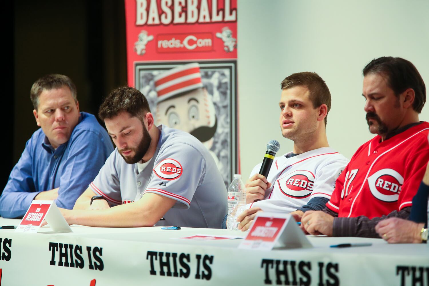 Reds selling a new era at caravan stops