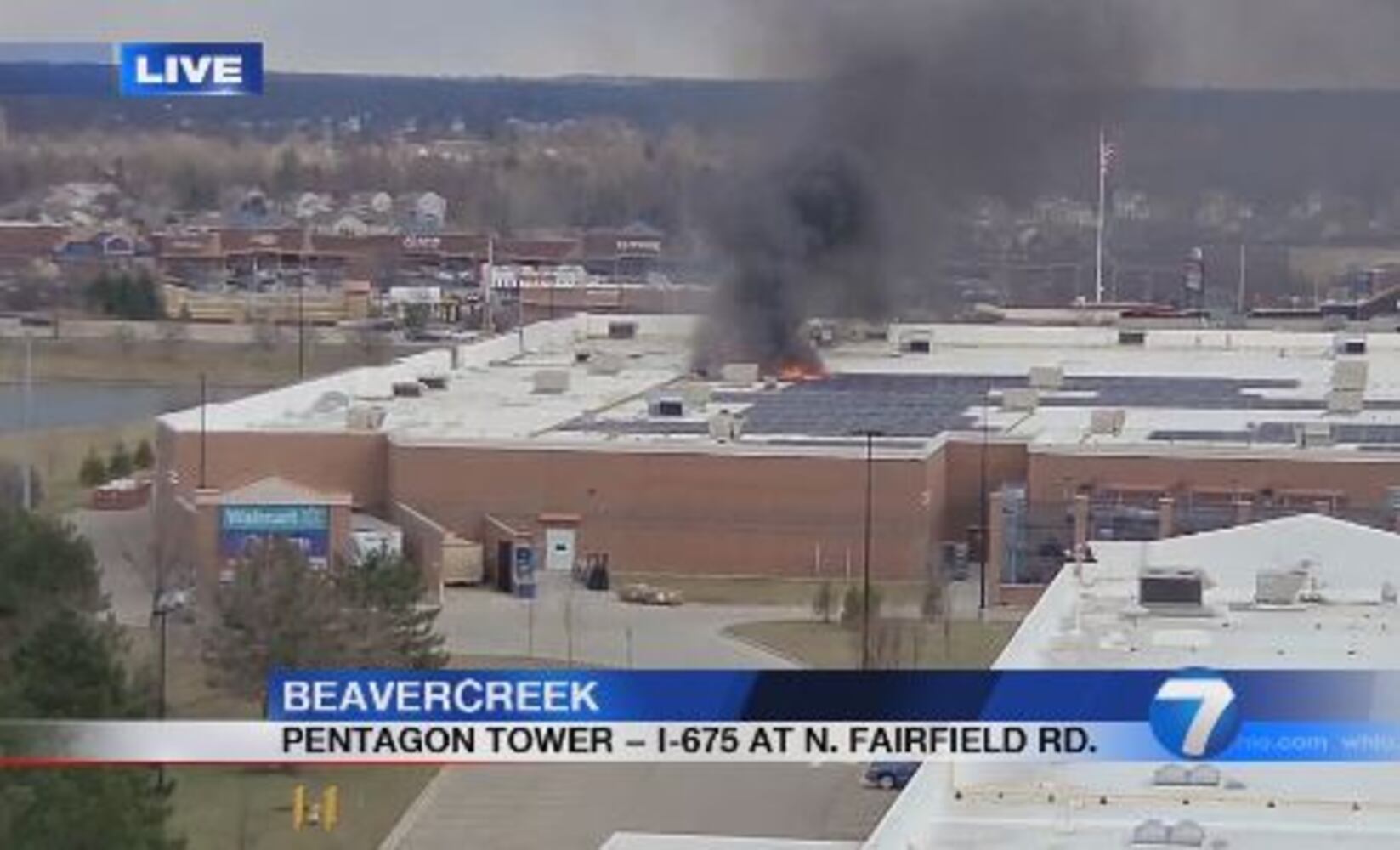 Walmart fire