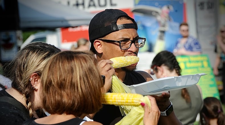 The Fairborn Sweet Corn Festival welcomed families on Saturday and Sunday, Aug. 19-20. The event included handmade arts and crafts booths, and food vendors serving steamed cooked sweet corn, BBQ chicken and much more. MARSHALL GORBY/STAFF