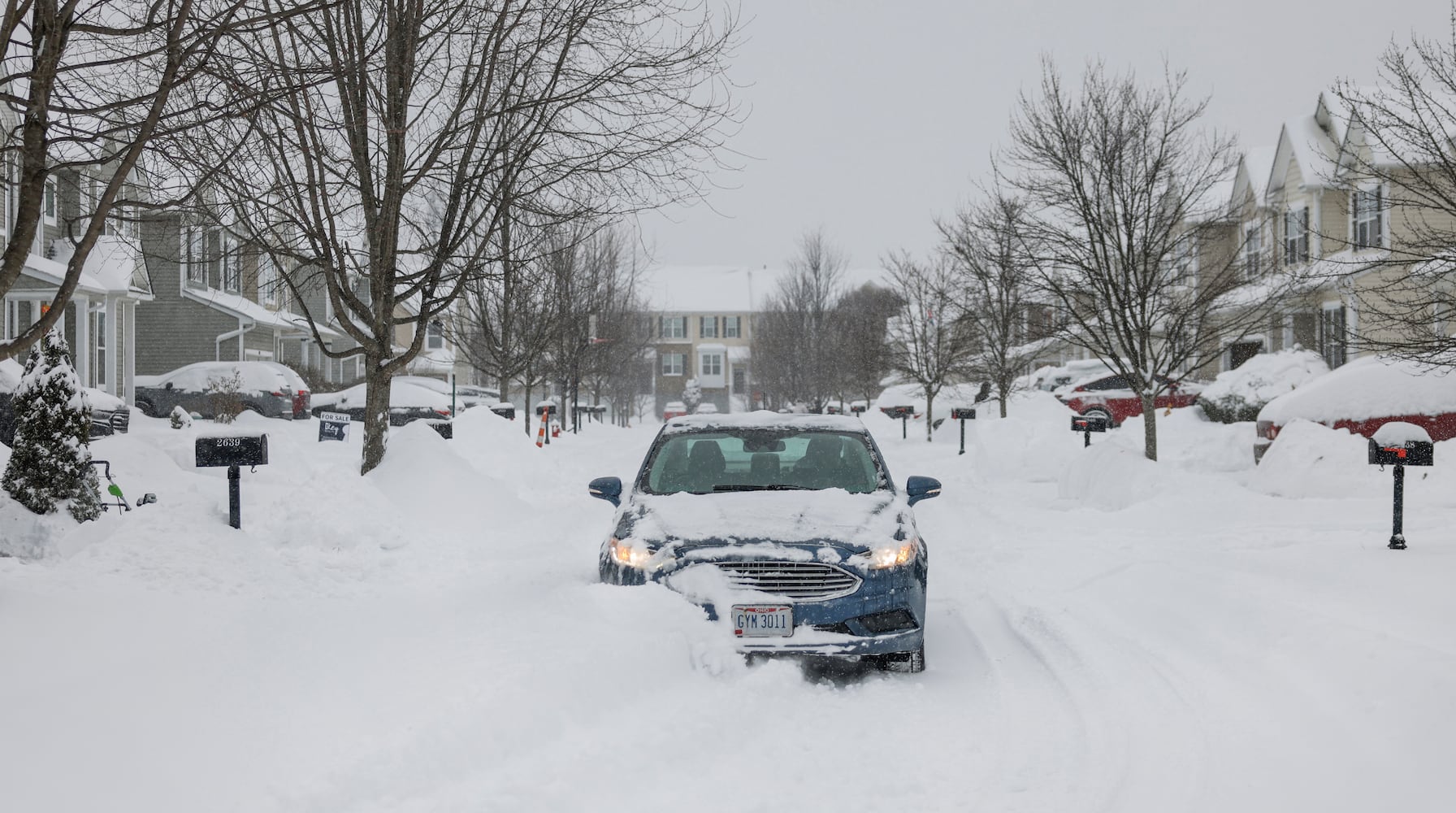 Snow in Central Ohio 