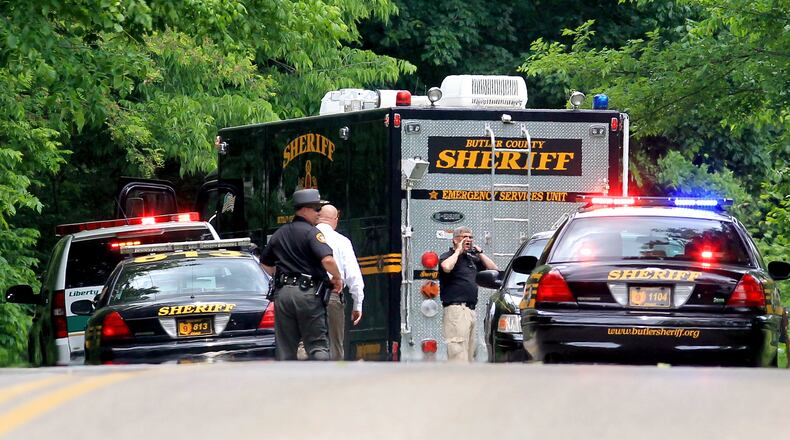 The Butler County Sheriff’s Office Bomb Squad responds to a previous incident. STAFF FILE PHOTO