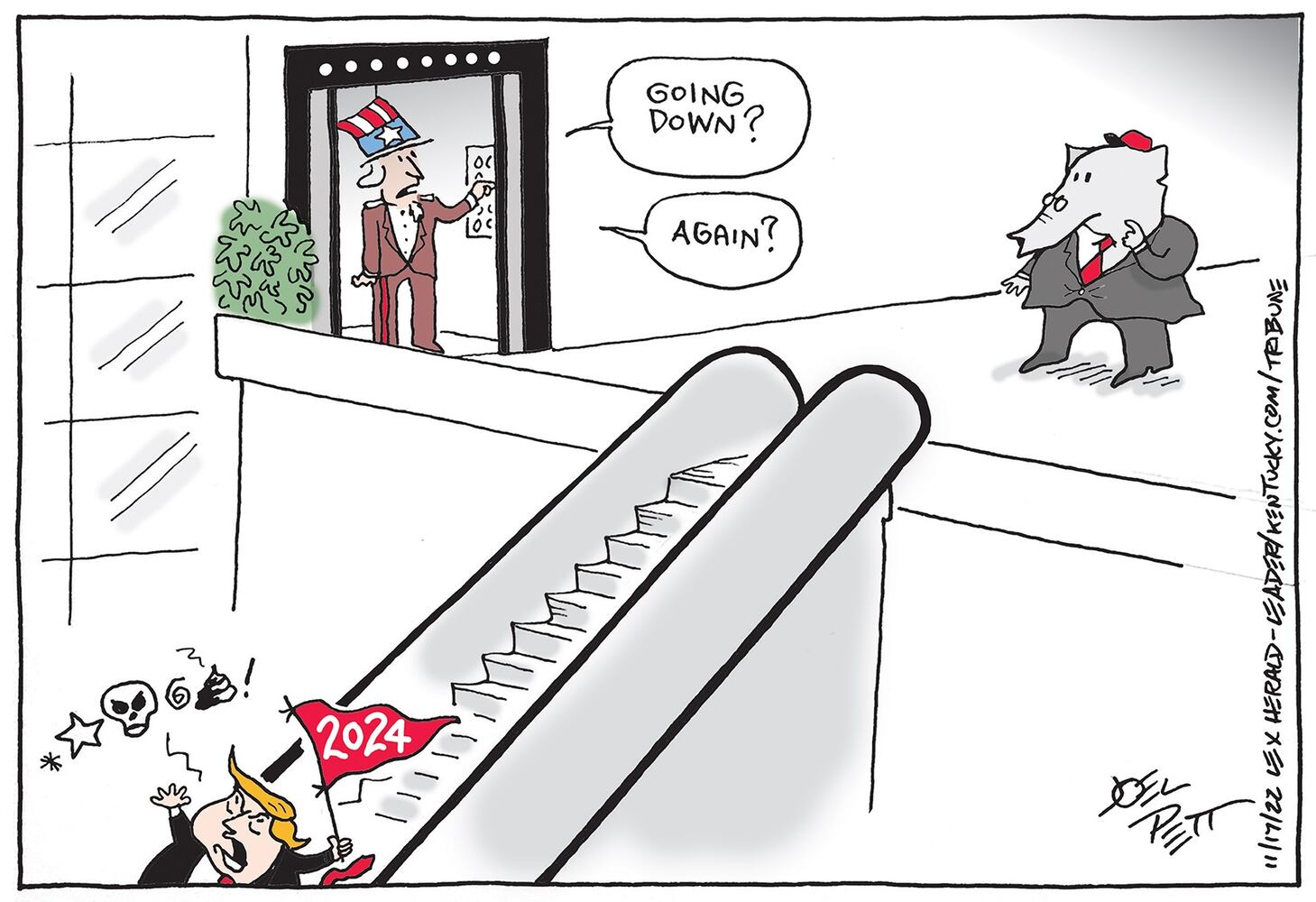 WEEK IN CARTOONS: Trump’s 2024 run, Twitter and more