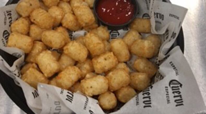 Basket of Tater Tots at MJ's on Jefferson.