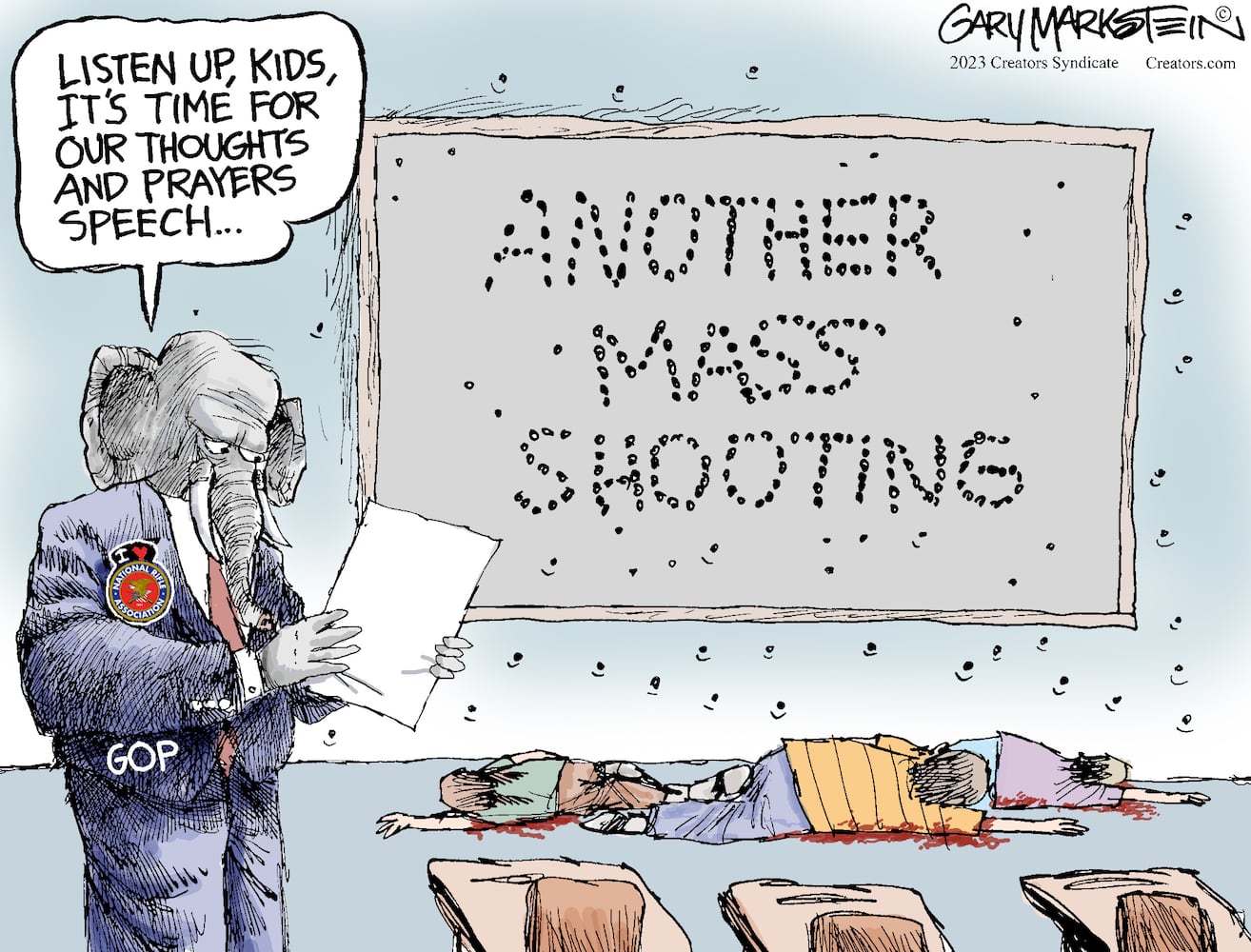WEEK IN CARTOONS: Trump indictment, school shooting and more